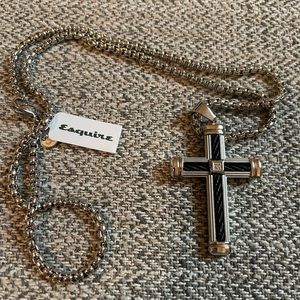 Diamond accent cross NWT